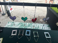 Heart car charm