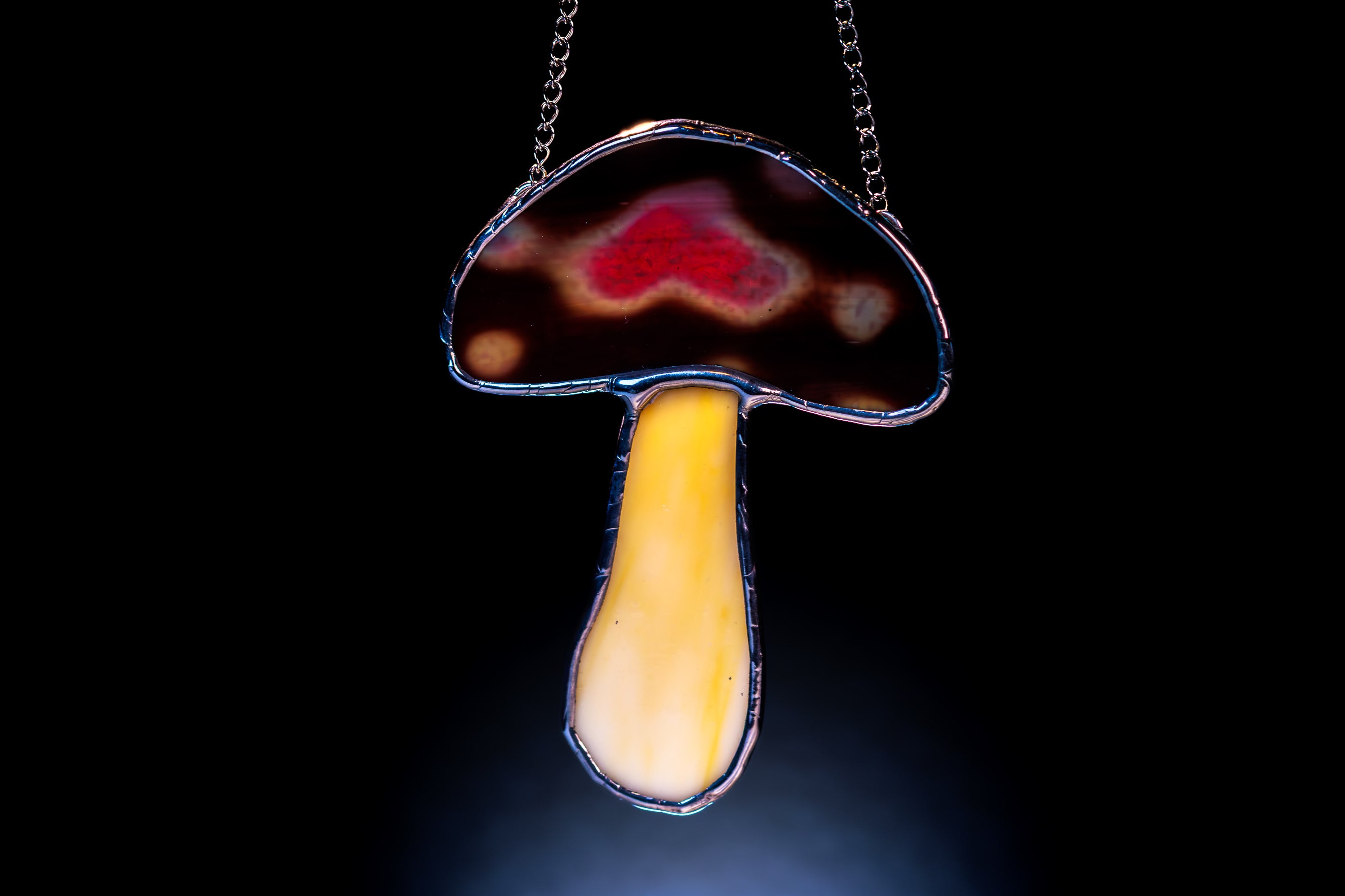 Mushroom Suncatcher